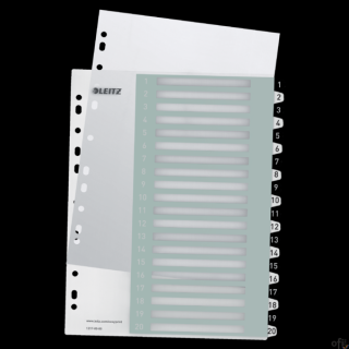 Wydrukuj elegancki i ekskluzywny spis treści za pośrednictwem www.leitz.com/easyprint_Mocne i trwałe, z wytrzymałego polipropyle