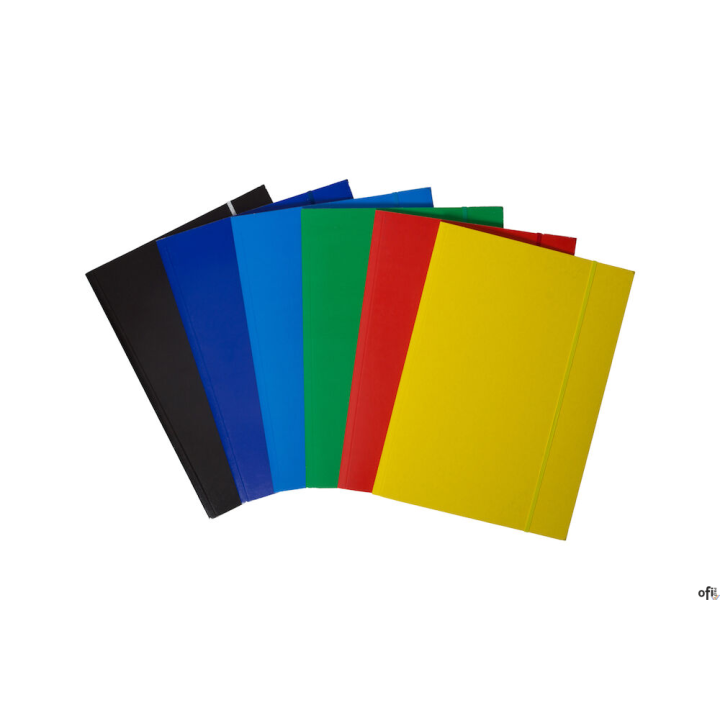 Teczka kartonowa z gumką A4 granatowa BANTEX 100553869