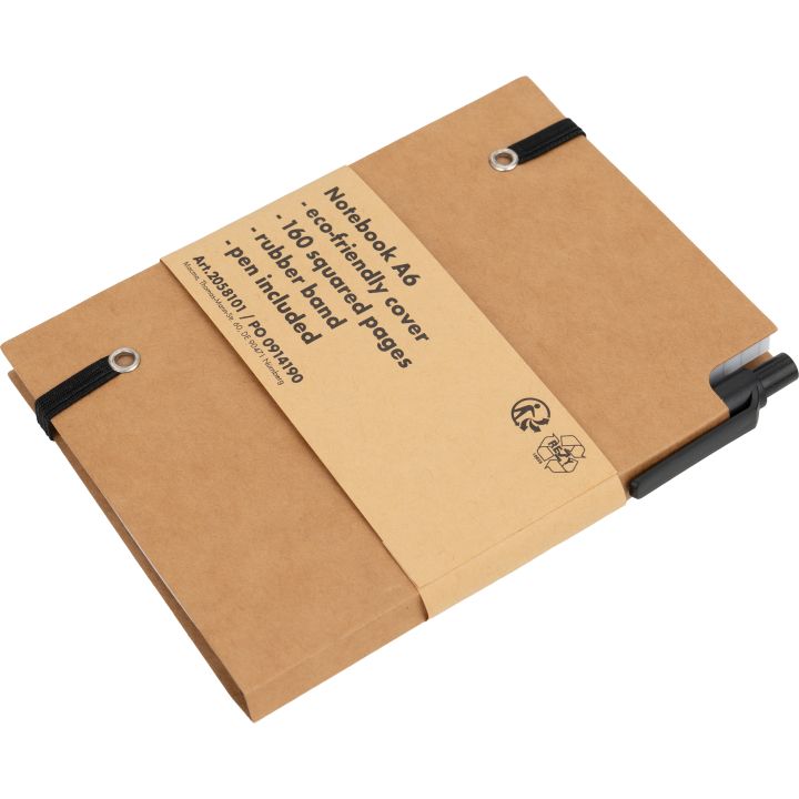 Notatnik A6 w kratkę NATALIA