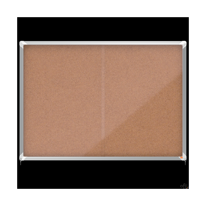 Gablota korkowa Nobo Premium Plus 18xA4 (drzwiczki przesówne) 1902575