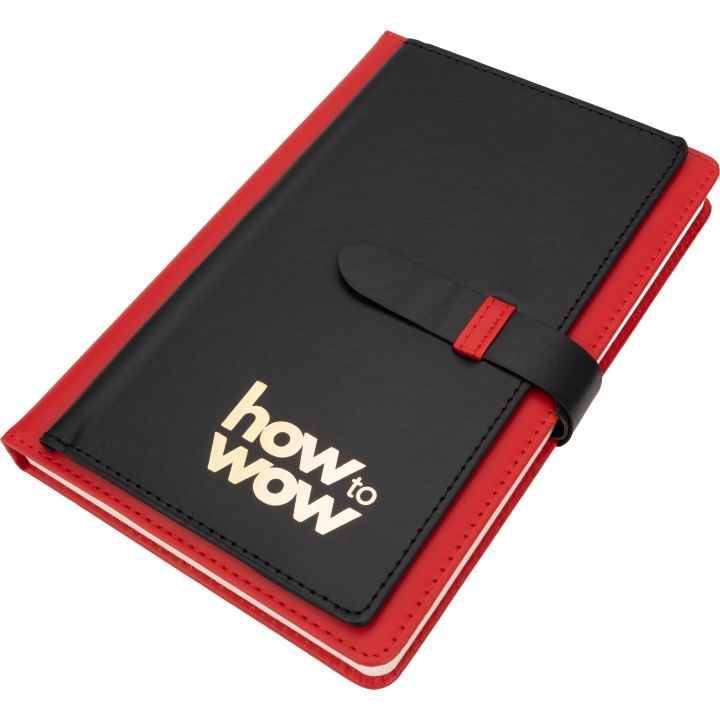 Notatnik A5 w linie z wizytownikiem MARTIN