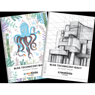 Blok techniczny Top 2000 Creatinio A3 10 kartek 170 g biały 400176668 .