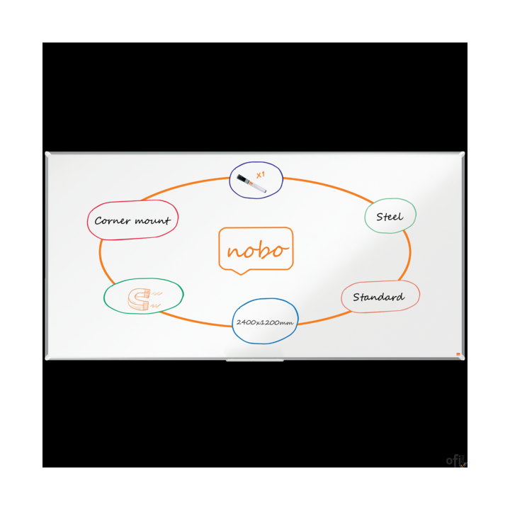 Tablica stalowa Nobo Premium Plus 2400x1200mm 1915163