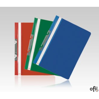 Skoroszyt na dokumenty twardy A4 z metalową zawieszką (20) PVC żółty ST-10-04 BIURFOL