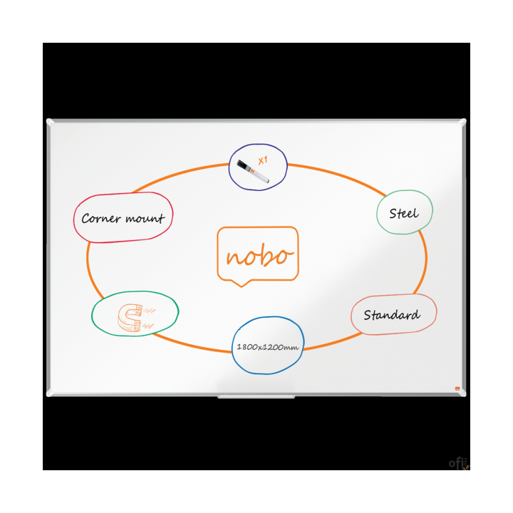 Tablica stalowa Nobo Premium Plus 1800x1200mm 1915161