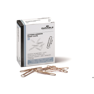 Spinacz 50mm (100) pokryty miedzią 121224 DURABLE