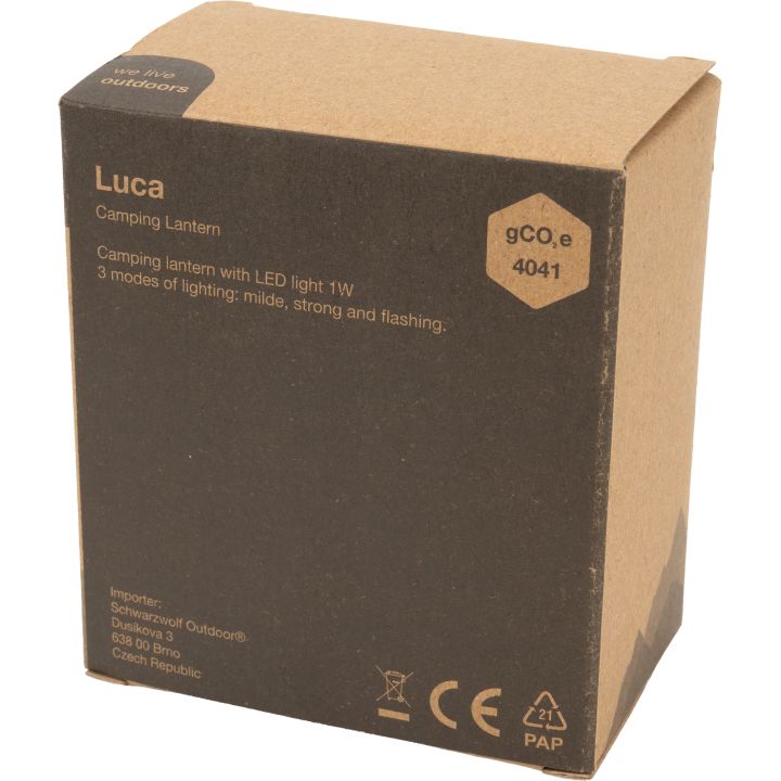 Latarka kempingowa LUCA Schwarzwolf