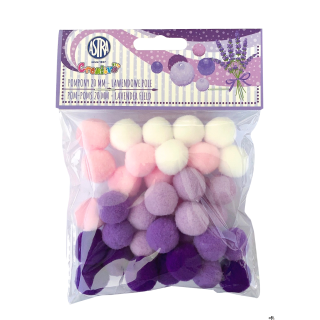Pompony 20 mm - Lawendowe pole ASTRA, 335121022