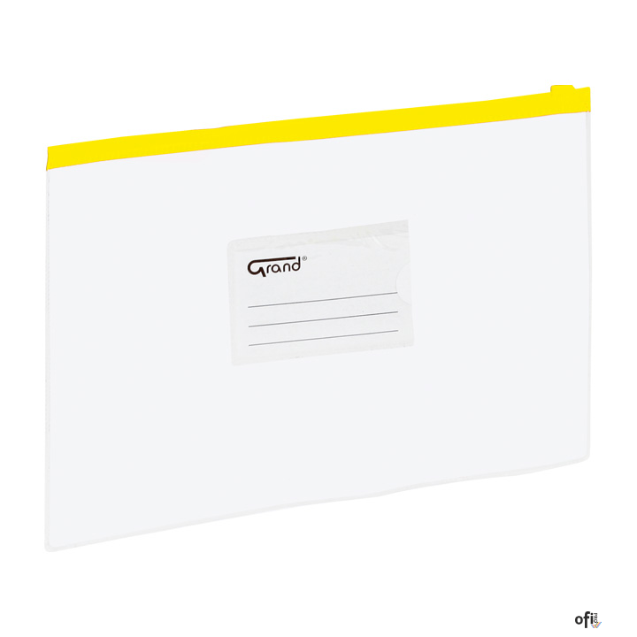 Teczka kopertowa zamek EC007B, żółta, A5 EAGLE 120-1471 suwak