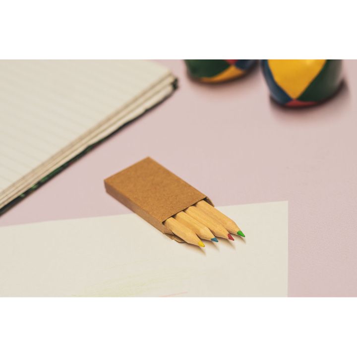 Kredki drewniane 4 kolory SERAFIN