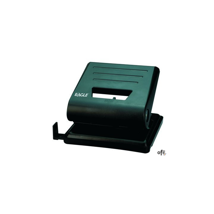 Dziurkacz 837L EAGLE czarny, dziurkuje do 25 kartek, regulacja rozstawu, 110-1038