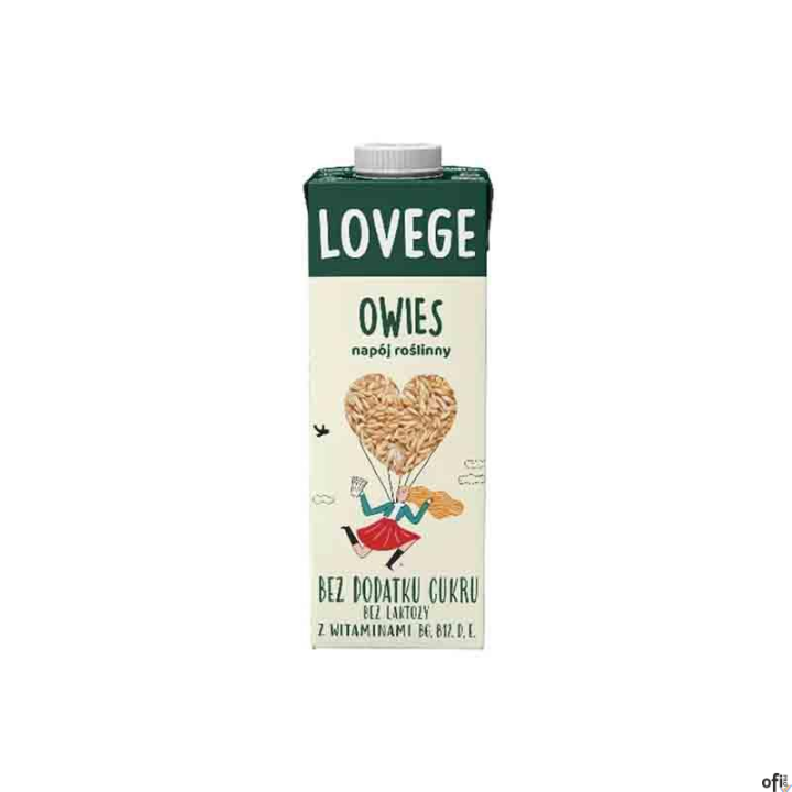 Napój roślinny SANTE OWSIANE bez cukru 1L LOVEGE