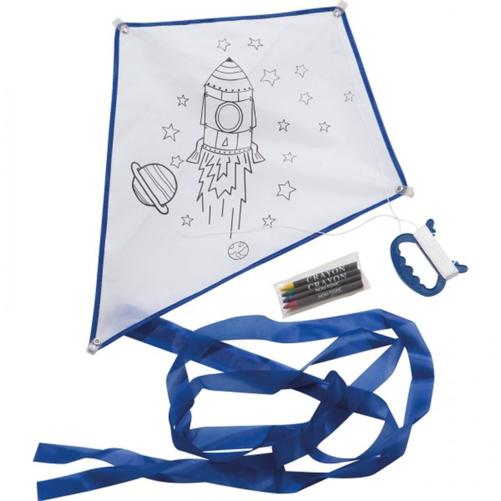 Latawiec do kolorowania z kredkami 4 kolory ELLEN