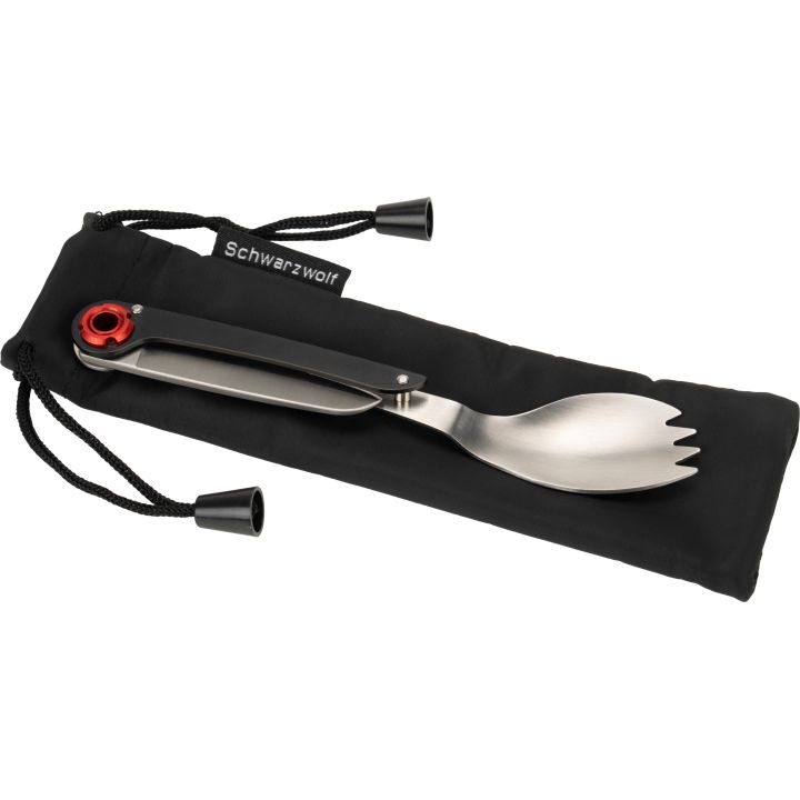 Sztućce turystyczne LATEMAR Schwarzwolf