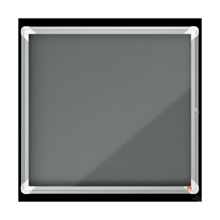 Gablota filcowa wewnętrzna Nobo Premium Plus 6xA4, szara 1915328