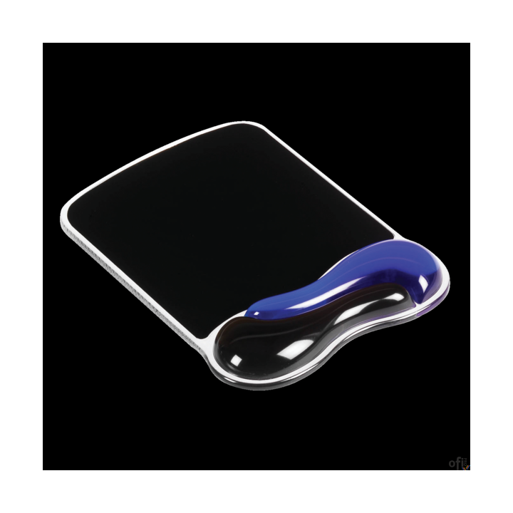 Podkładka KENSINGTON Crystal Mouse Pad- Wave niebiesko-czarna 62401