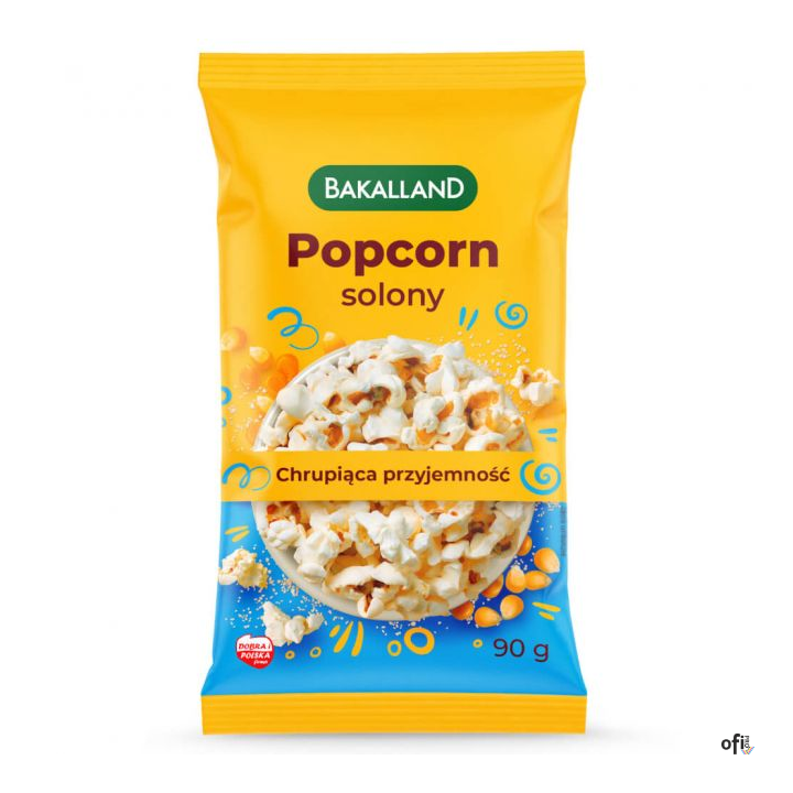 Popcorn solony 90g BAKALLAND