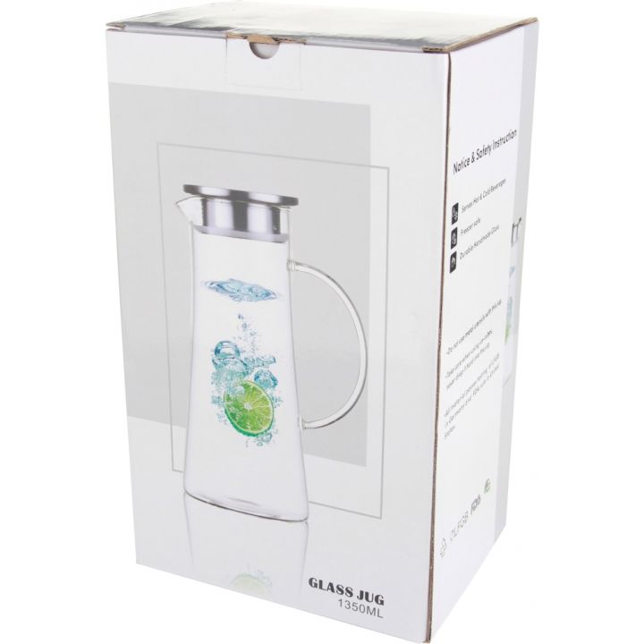 Dzbanek szklany z sitkiem 1350 ml ELLIOTT