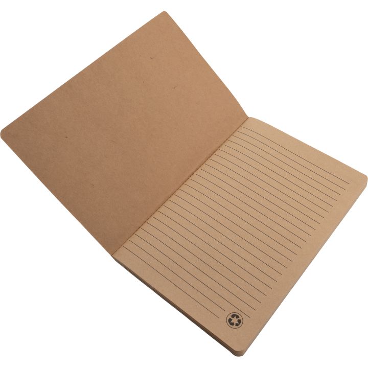 Notatnik A5 w linie z papieru z recyklingu BENEDETTO