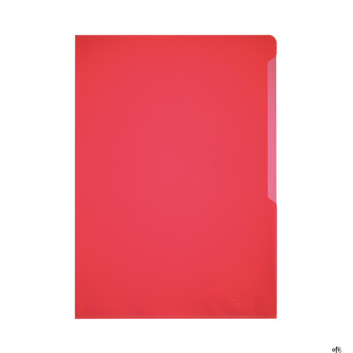 Obwoluta przezroczysta A4, PP 0,12mm Czerwony, 100szt., 233703 DURABLE