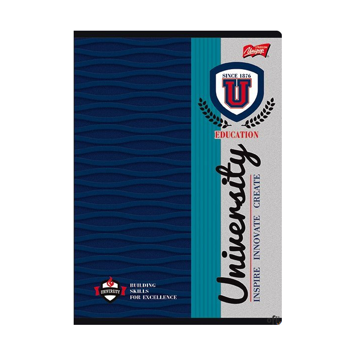 Zeszyt A4 80k kratka FOLIA laminowany UNIPAP