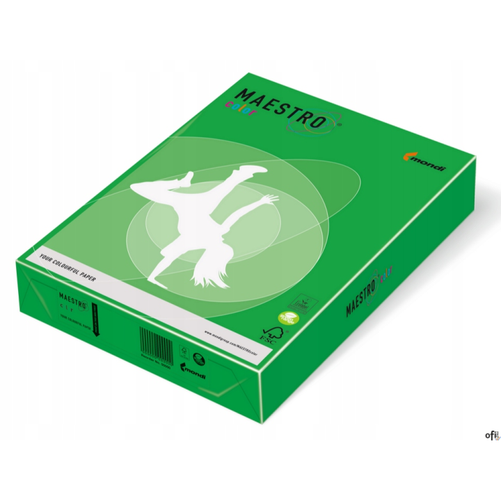 Papier xero MAESTRO COLOR A4  80g  DG47 ciemno zielony