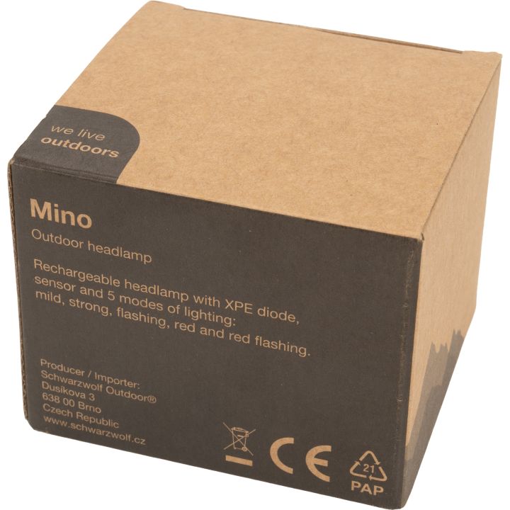 Latarka czołowa MINO Schwarzwolf