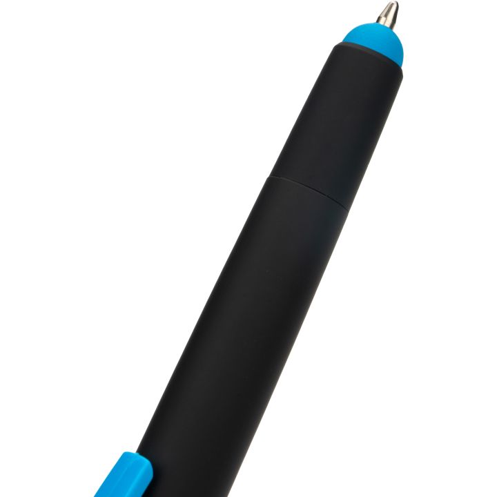 Długopis plastikowy z zakreślaczem touch pen EMMETT