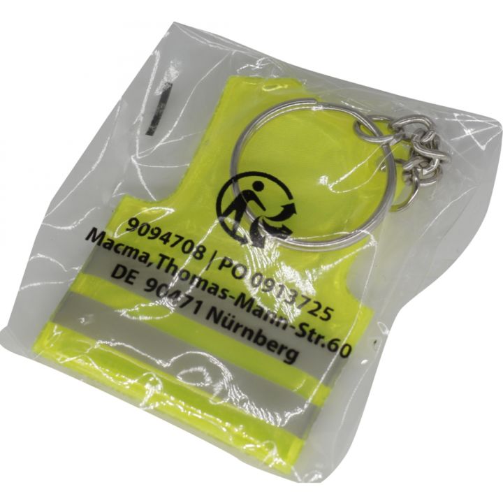 Brelok odblaskowy kamizelka MIRIAM