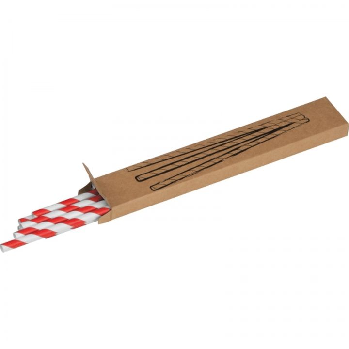 Słomki do napojów tekturowe 10 szt. LINA