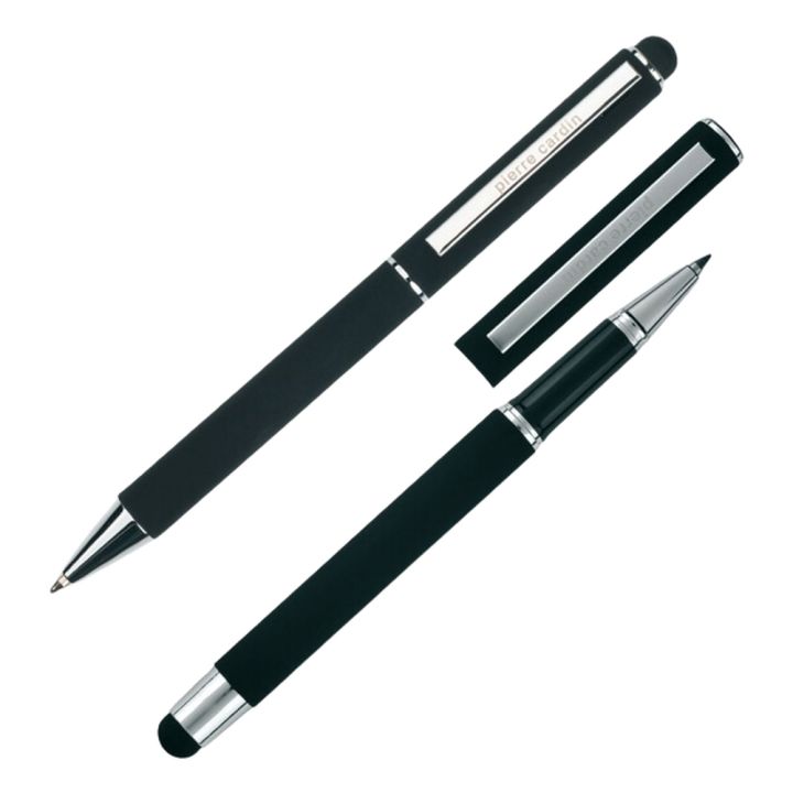 Zestaw piśmienny długopis i pióro kulkowe touch pen soft touch CLAUDIE Pierre Cardin