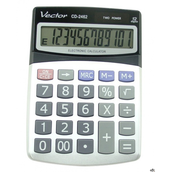 Kalkulator VECTOR CD-2462  12p