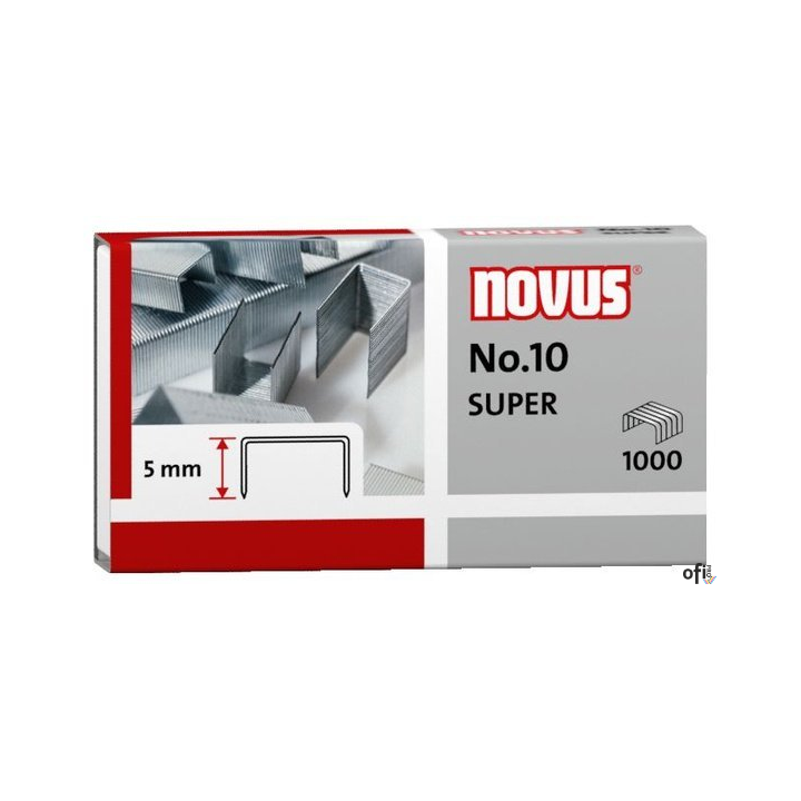 Zszywki NOVUS No 10 1000szt. 040-0003