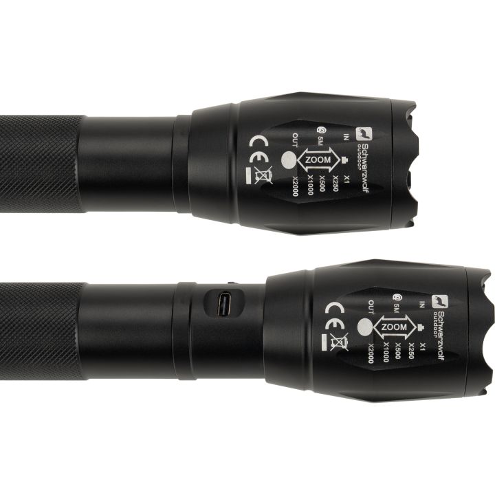 Latarka DELGADA Schwarzwolf