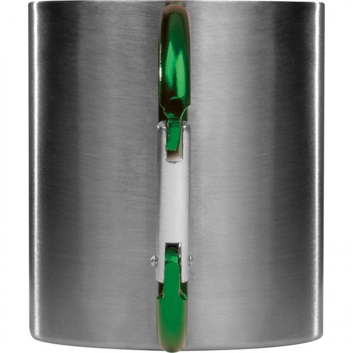 Kubek metalowy z karabińczykiem 200 ml ANGELICA