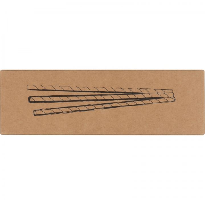 Słomki do napojów tekturowe 100 szt. CARTER