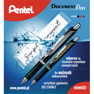 Wkład wymienny EnerGel 0,5mm niebieski LRP5-C PENTEL - DocumentPen