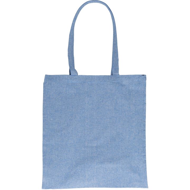 Torba bawełniana z recyklingu z długimi uszami 140 g/m2 LAMBERTO