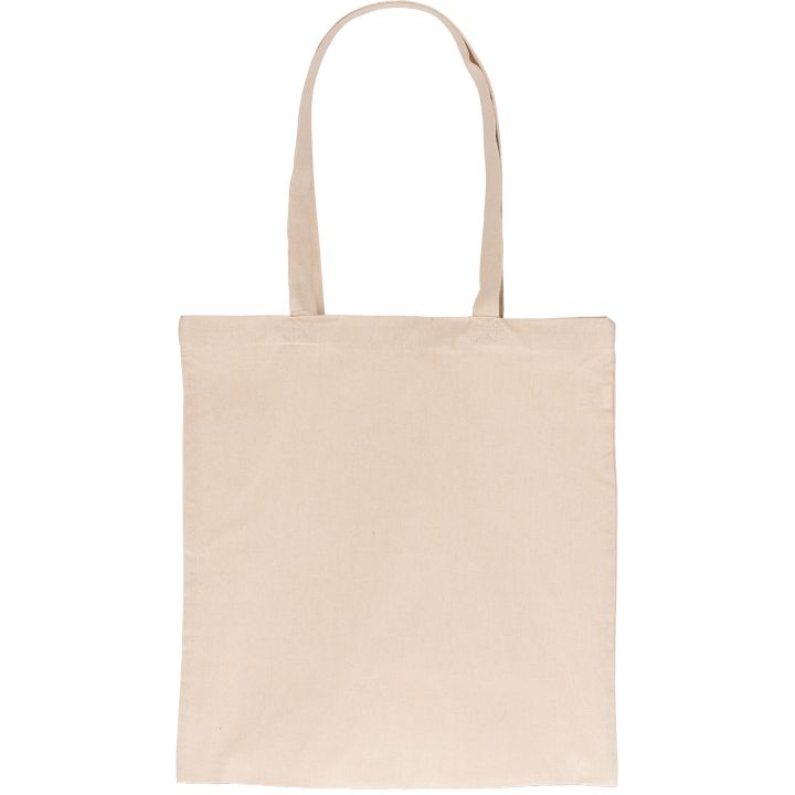 Torba bawełniana z recyklingu z długimi uszami 140 g/m2 LAMBERTO