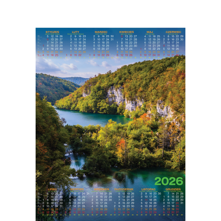 Kalendarz Plakatowy B-1, P05 - JESIEŃ 2026