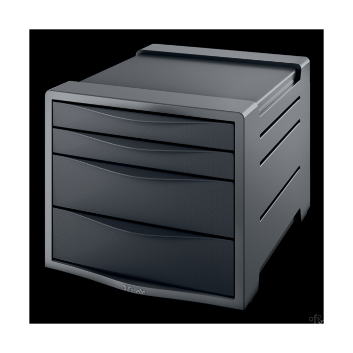 Pojemnik z 4 szufladami EUROPOST VIVIDA czarny ESSELTE 623761