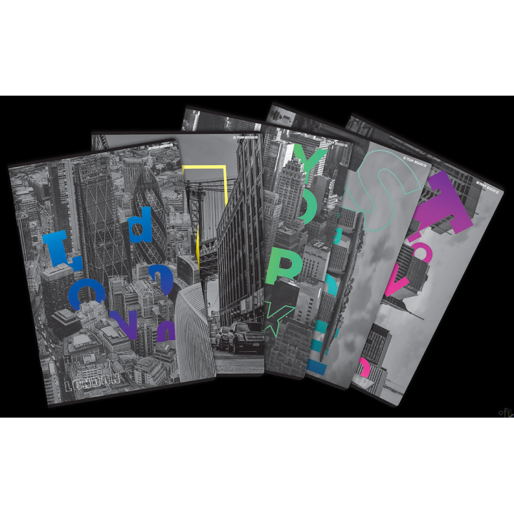 Zeszyt TOP CITY A5 60K 70G linia 400169500 Top 2000