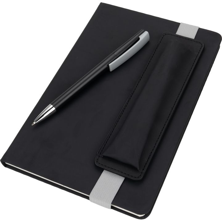 Notatnik A5 w linie z długopisem CARSON