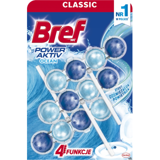 BREF Zawieszka WC POWER AKTIV 3x50g Ocean 53401