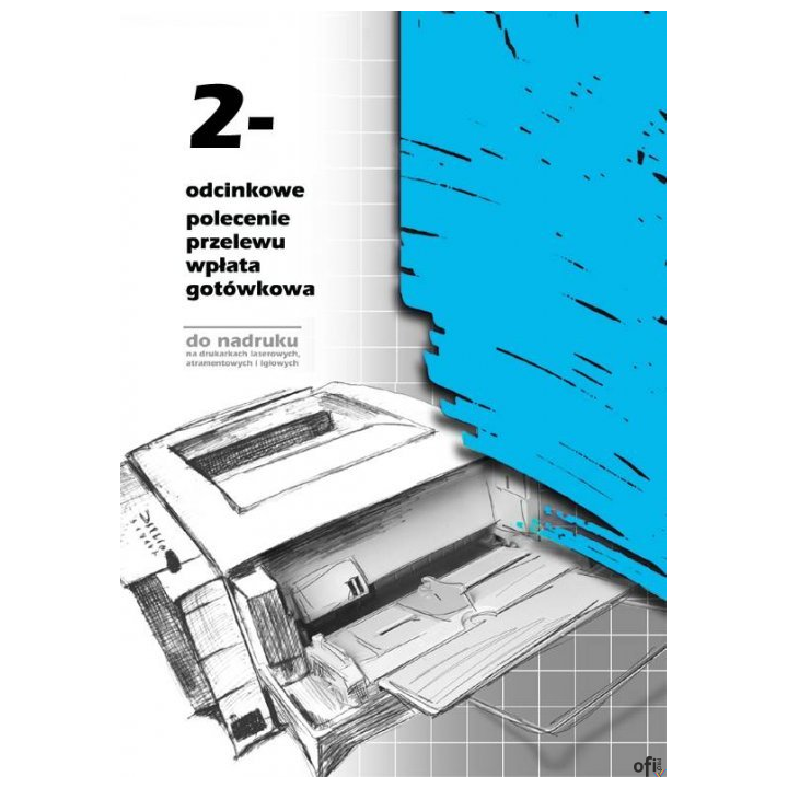 F-110-2 2-odcinkowe polecenie przelewu MICHALCZYK&PROKOP A4 100 kartek