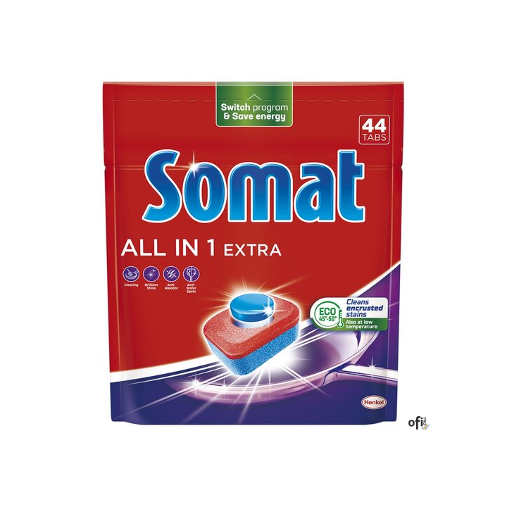 SOMAT Tabletki do zmywarki 44 szt. All in one Extra 51595