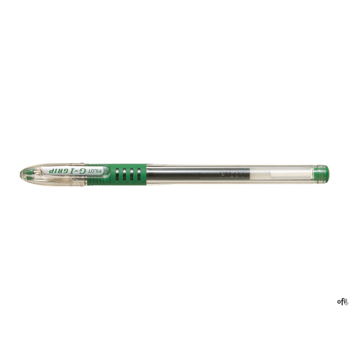 Pióro żelowe PILOT G1 GRIP zielony PIBLGP-G1-5G