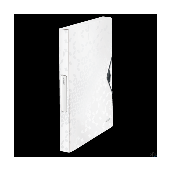 Teczka z gumką PP Leitz WOW, 30 mm, biała 46290001