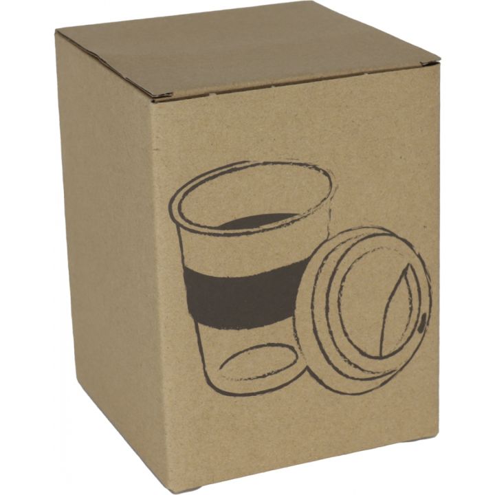 Kubek szklany z pokrywką 300 ml AMANDA