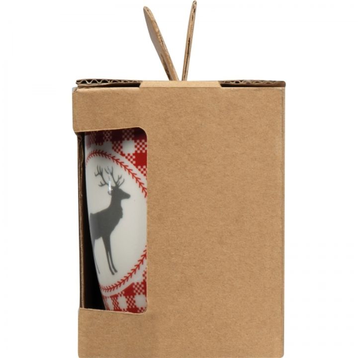 Zestaw 2 świątecznych kubków porcelanowych 300 ml ARMIN